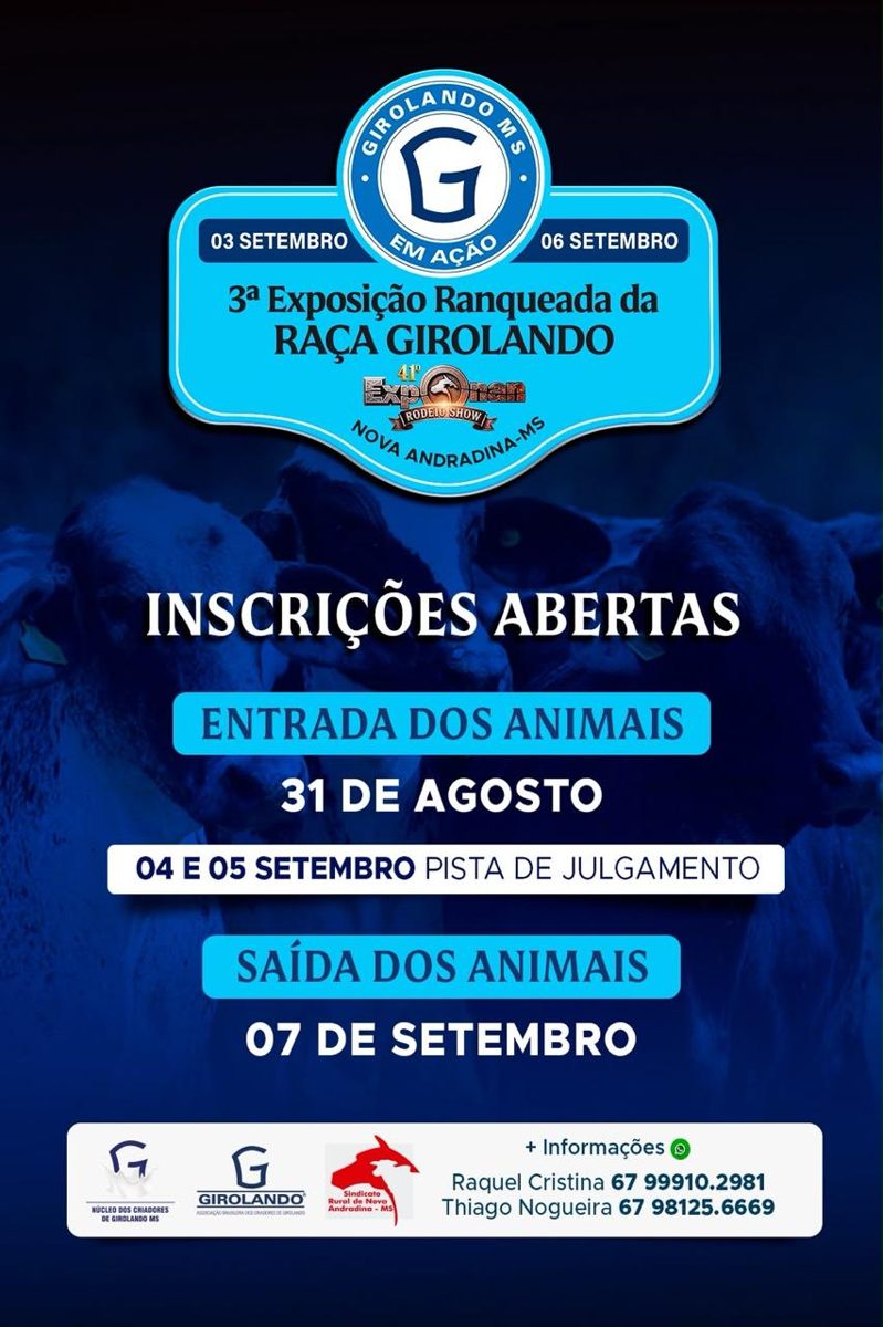 3ª Exposição Ranqueada — Nova Andradina