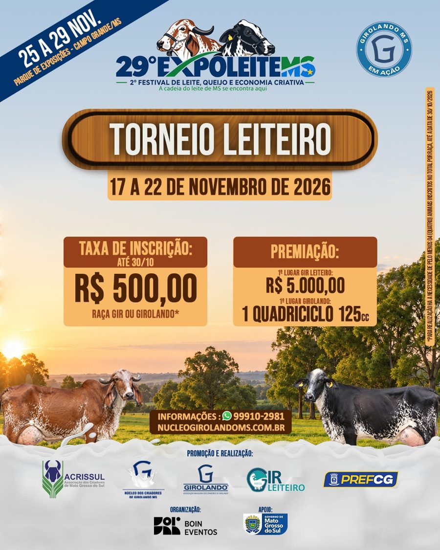 Torneio Leiteiro — 17 a 22 de novembro