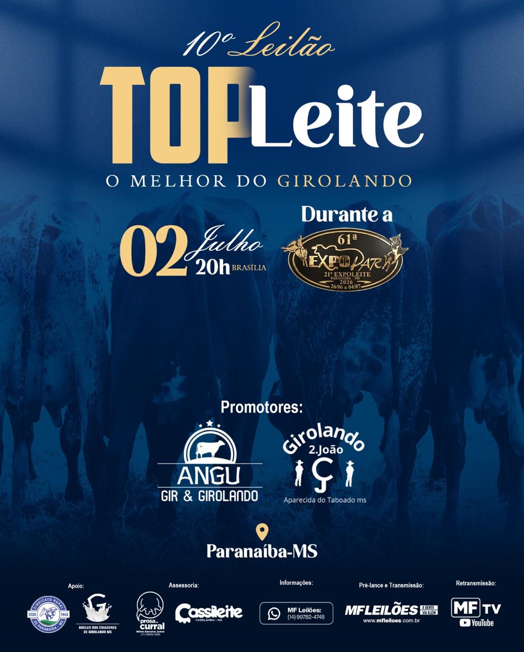 10º Leilão Top Leite